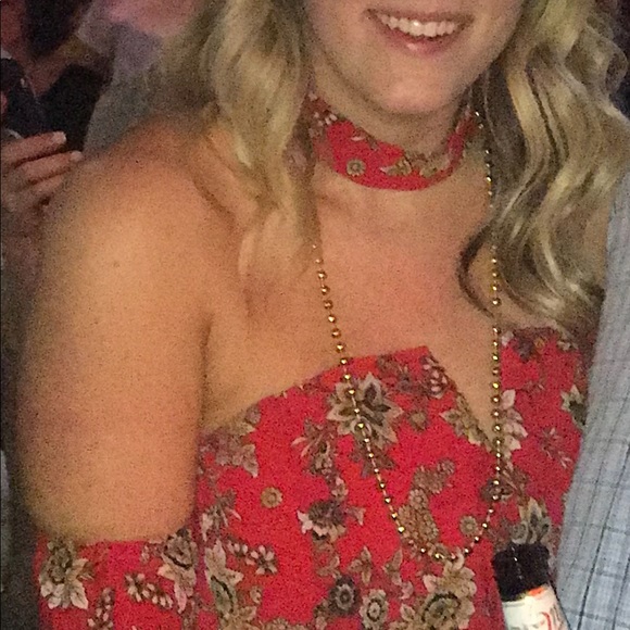 Off the shoulder romper - Picture 3 of 4